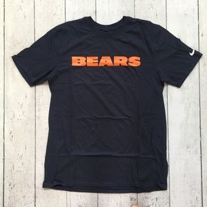 Chicago Bears logo athletic cut navy t-shirt